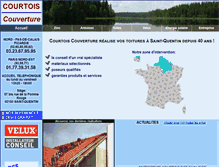 Tablet Screenshot of courtois-couverture.com
